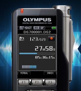 Olympus Ds-7000 digital mobile dictation recorder